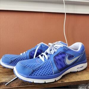 Nike Blue and Purple Running Shoes Nike Dual Fusion Run Shoes Womens Size 10